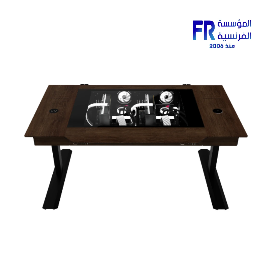 ⁦Lian Li DK07 Wood ultimate gaming desk⁩ - الصورة ⁦2⁩