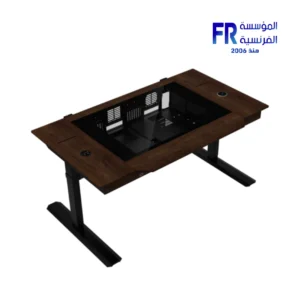 ⁦Lian Li DK07 Wood ultimate gaming desk⁩ - الصورة ⁦4⁩