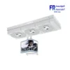 Lian Li HydroShift II cooler white front view with curved OLED screen and UNI FAN P28 V2 fans Nasr City store Egypt