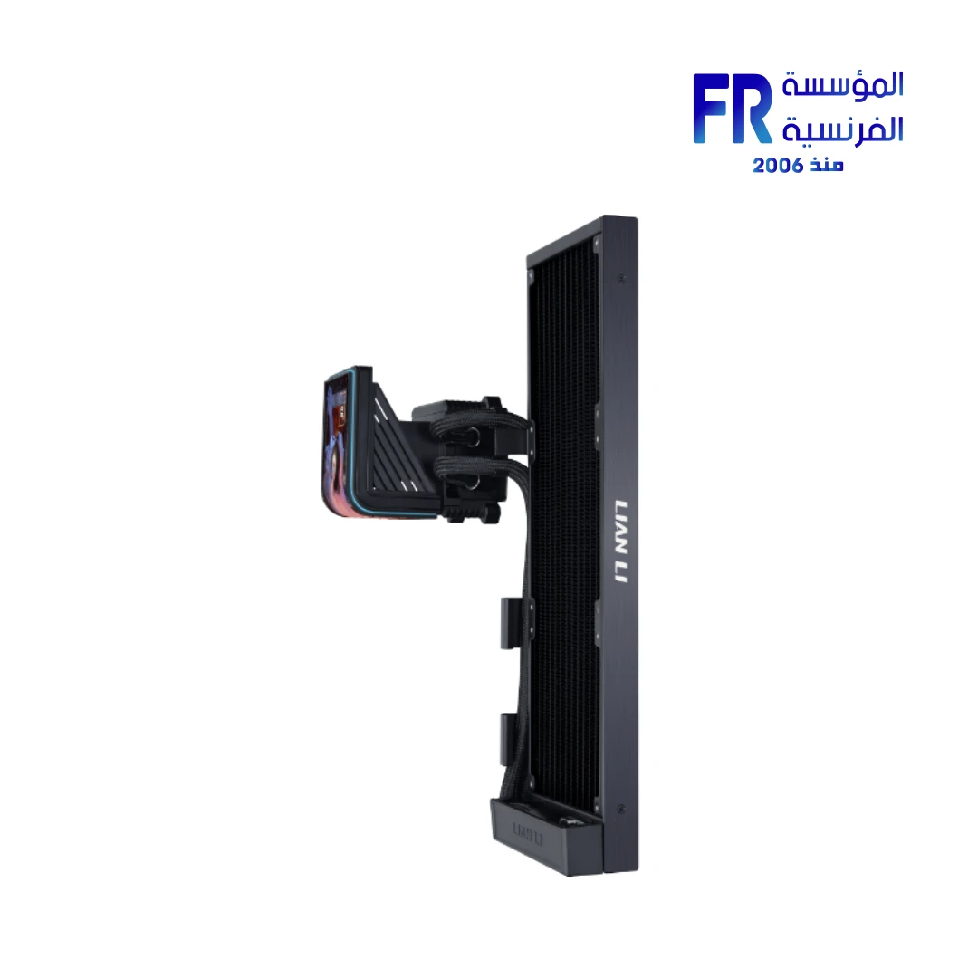 ⁦Lian Li HydroShift II Oled Curved Fanless 360MM Black AIO Liquid Cpu Cooler⁩ - الصورة ⁦2⁩