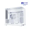 Lian Li O11 Vision M case white front view with three-sided column-less tempered glass panels Nasr City store Egypt