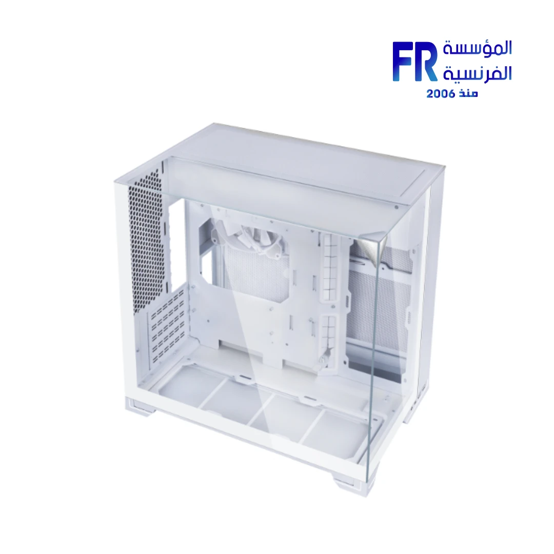 ⁦Lian Li O11 Vision M White Micro Tower Gaming Case⁩ - الصورة ⁦2⁩