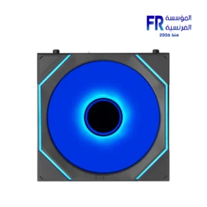 Lian Li SL INF fan black standard blade single pack front view with three-zone ARGB lighting and dual-sided frame Nasr City store Egypt