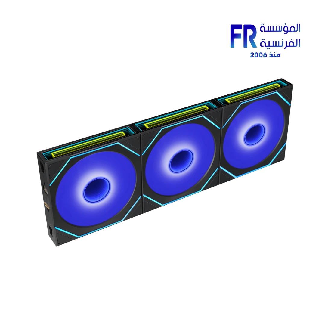 Lian Li UNI Fan SL INF Flex 120MM RGB Reverse Blade Black 3 Fans With Controller Fan