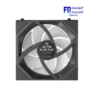 Lian Li UNI Fan SL INF Flex 120MM RGB Reverse Blade Black Fan - Image 3