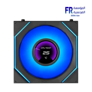 Alternative view of Lian Li UNI Fan SL INF Lcd Flex 120MM RGB Reverse Blade Black Fan
