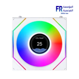 Alternative view of Lian Li UNI Fan SL INF Lcd Flex 120MM RGB White Black Fan