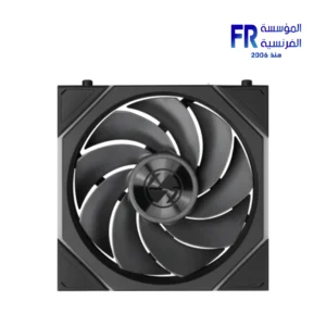 Lian Li TL Flex fan black reverse blade 3-pack front view with infinity mirror ARGB lighting and L-Wireless Controller Nasr City store Egypt