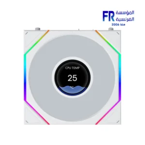 Alternative view of Lian Li UNI Fan SL INF Lcd Flex 120MM RGB Reverse White Black Fan