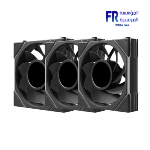 Lian Li TL LCD fan reverse blade black 3-pack front view with 1.8-inch display and infinity mirror lighting Nasr City store Egypt