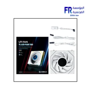 Alternative view of Lian Li UNI Fan TL Lcd Flex 120MM RGB White Fan