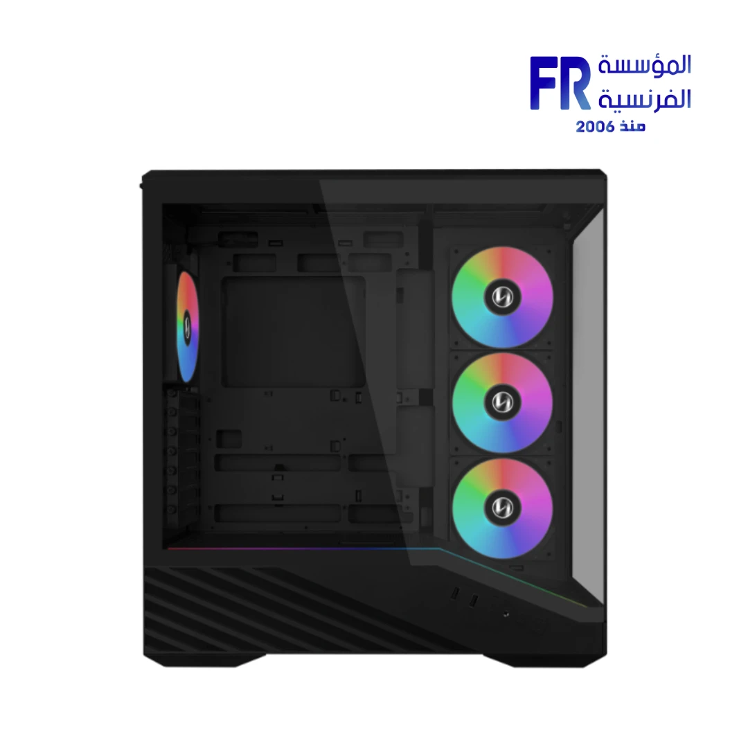 Lian Li Vector V100R BTF 4 Fan ARGB Type C + SR850 850W 80 Plus Gold ATX 3.1 Black Mid Tower Gaming Case - Image 3