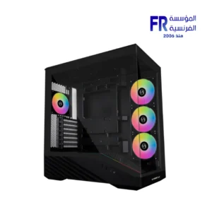 Lian Li Vector V100R combo black case and SR850 power supply front view Nasr City store Egypt