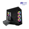 Lian Li Vector V100R combo black case and SR850 power supply front view Nasr City store Egypt