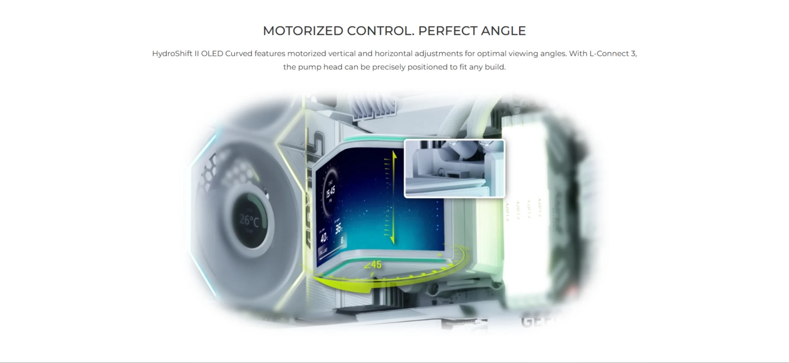 Motorized pump head control