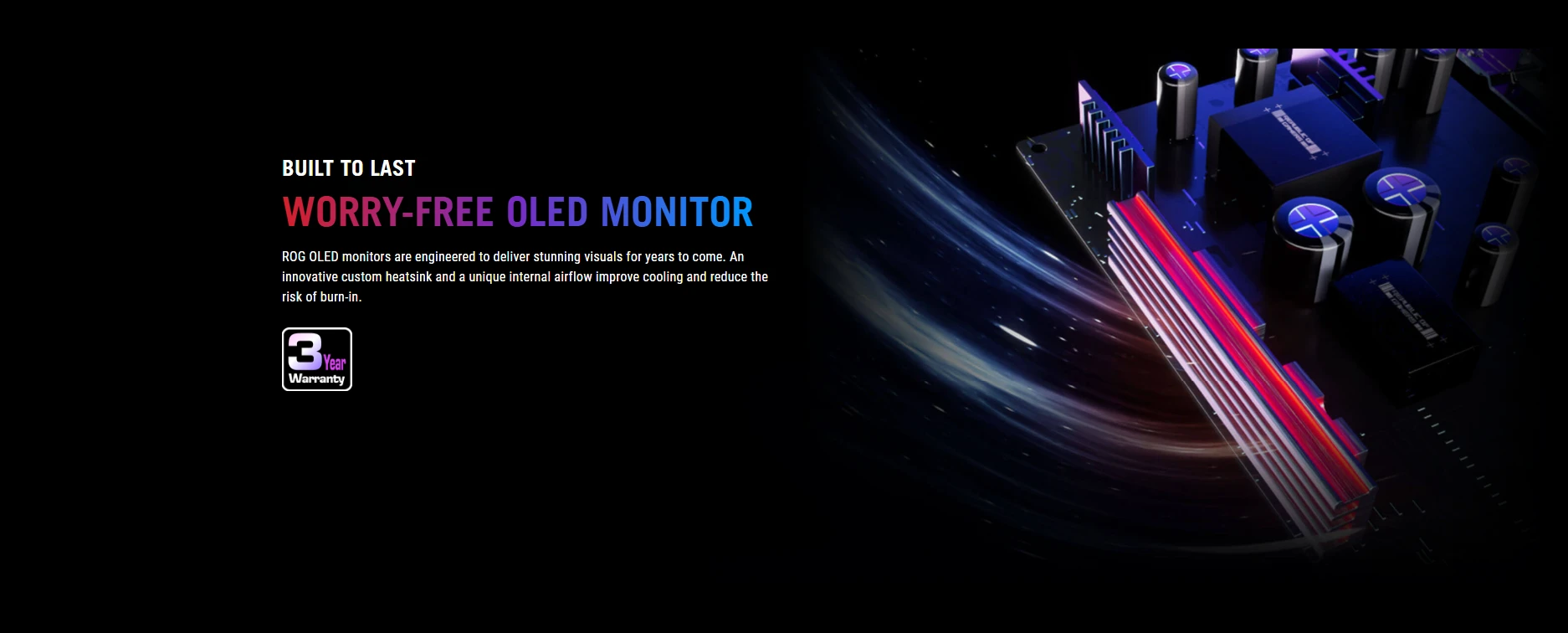 Custom Heatsink & 3-Year Warranty