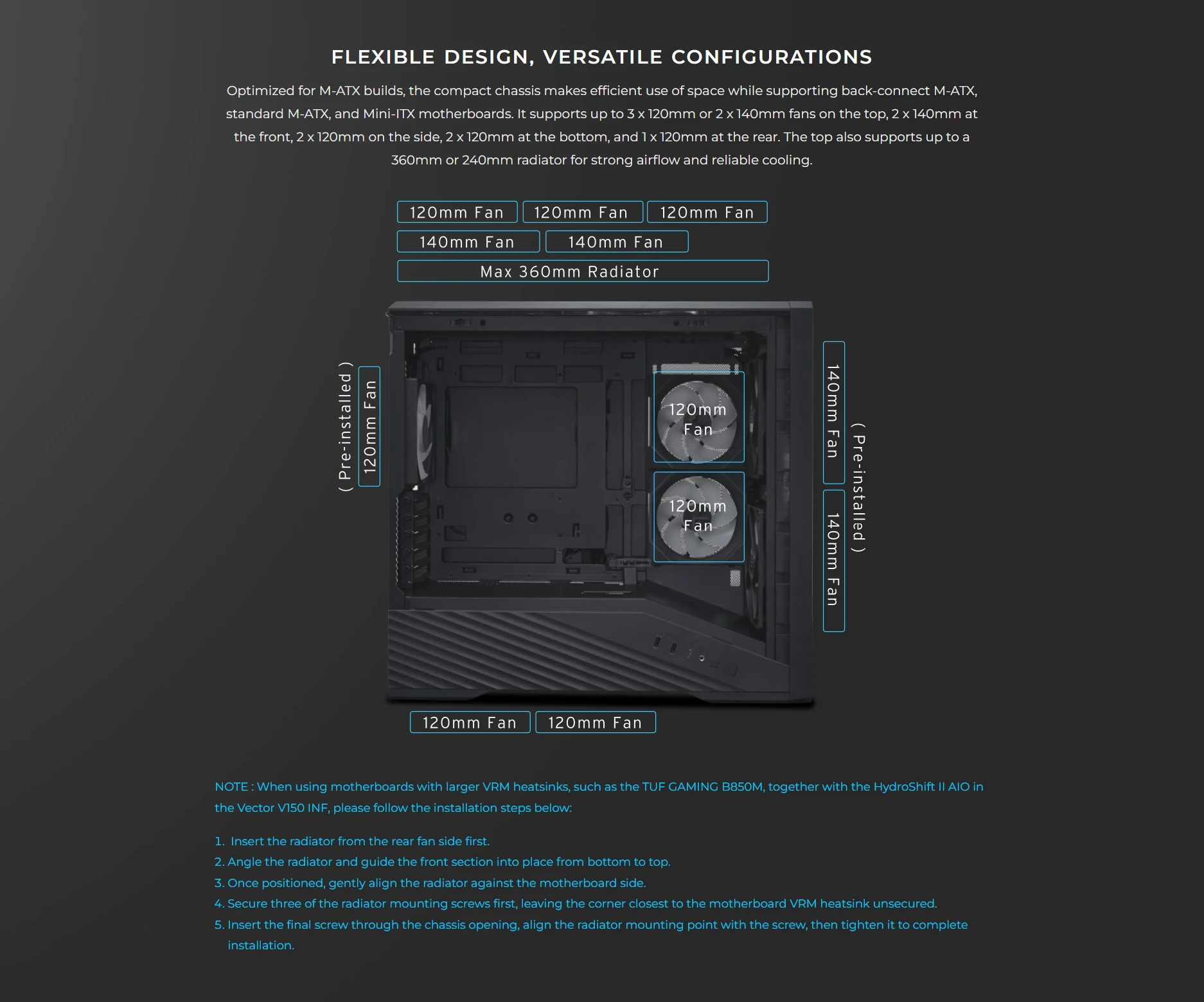 Motherboard support