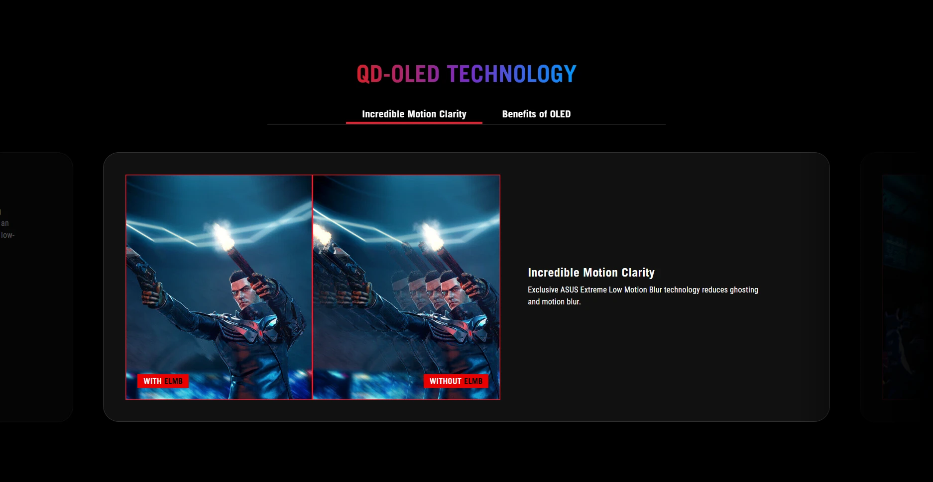 QD-OLED Incredible Motion Clarity