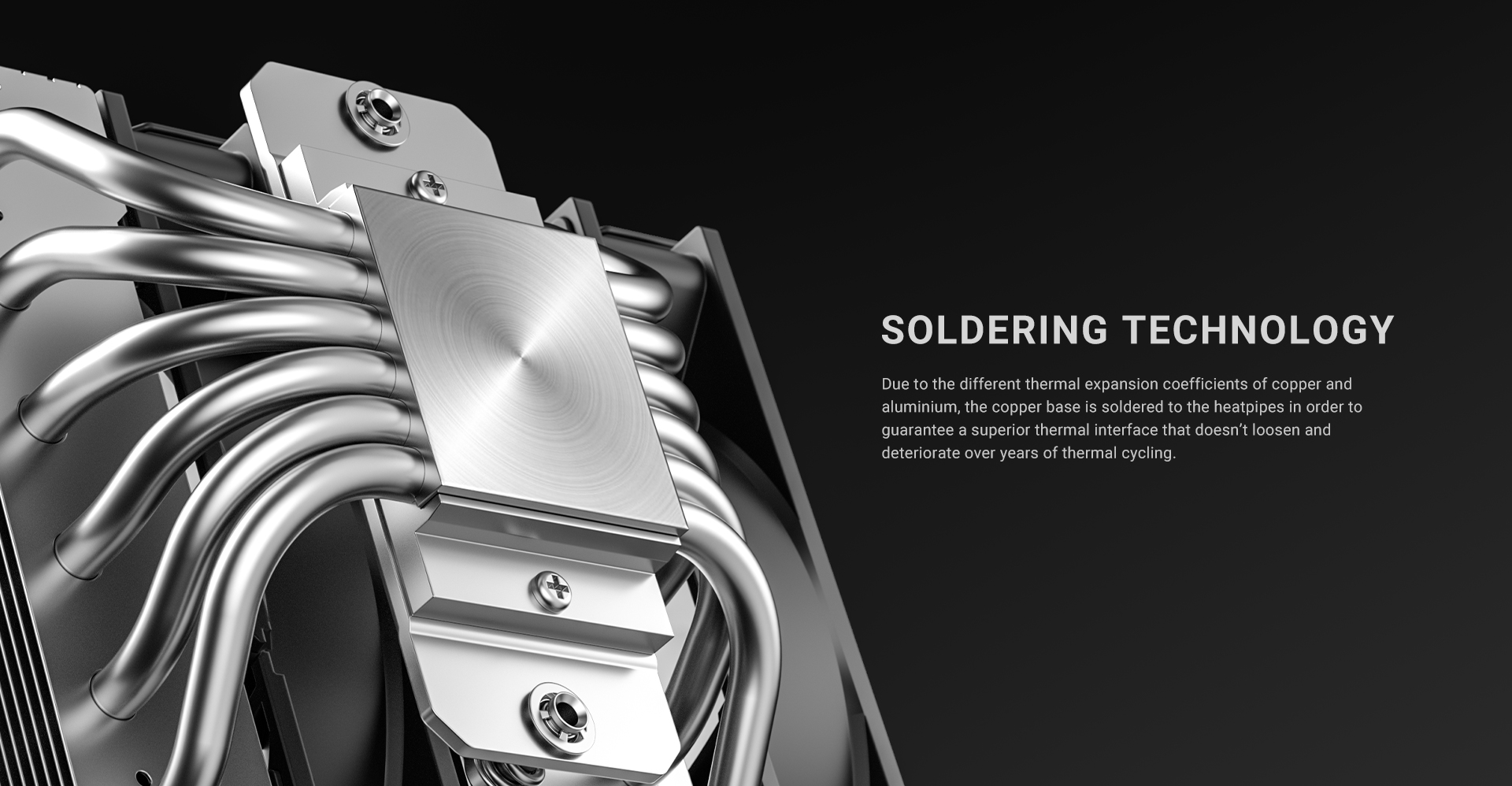 ID-COOLING FROZN A620 PRO XE ARGB soldering technology detail