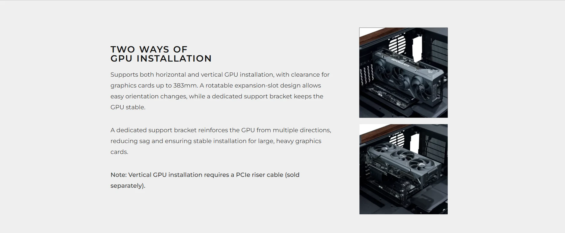 GPU installation