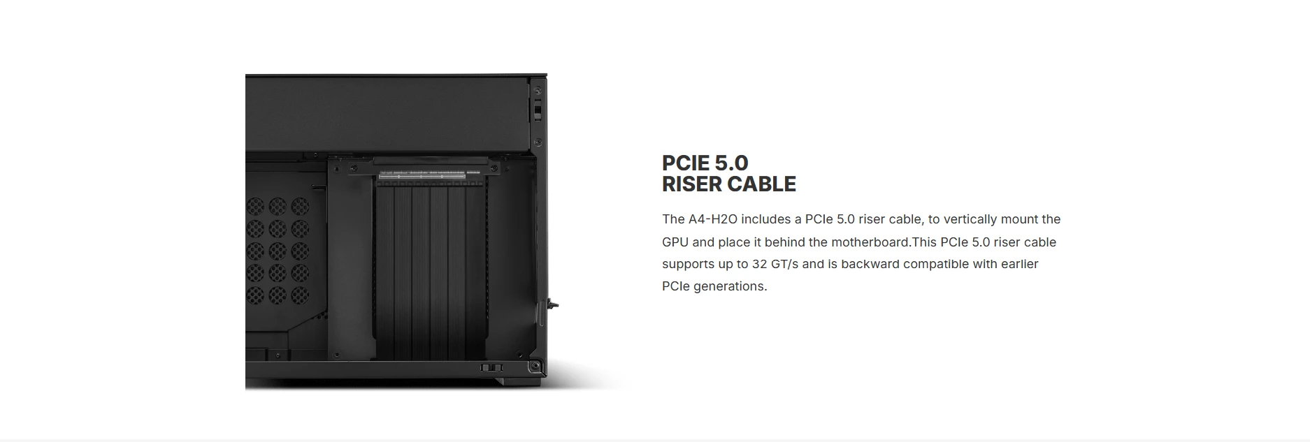 PCIe 5.0 riser cable