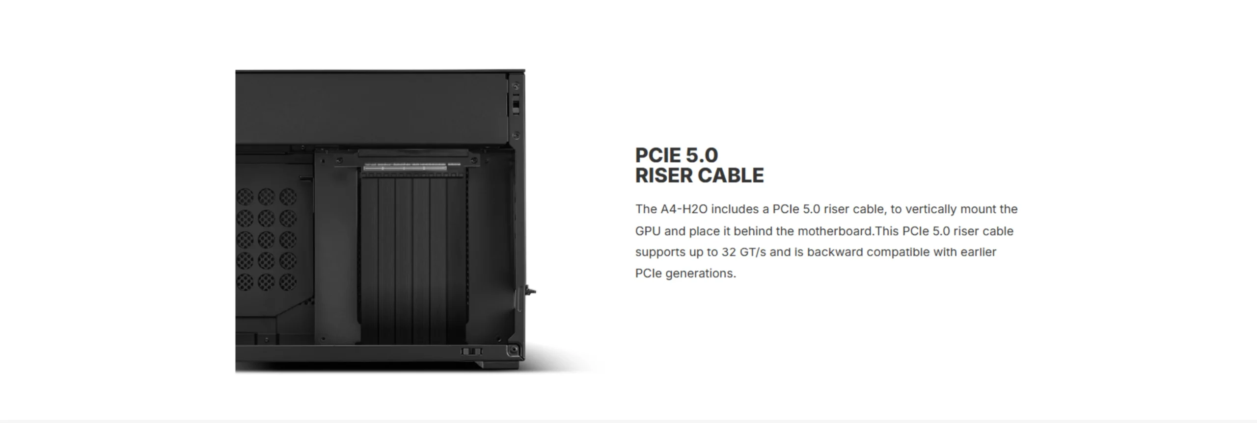 PCIe 5.0 riser cable