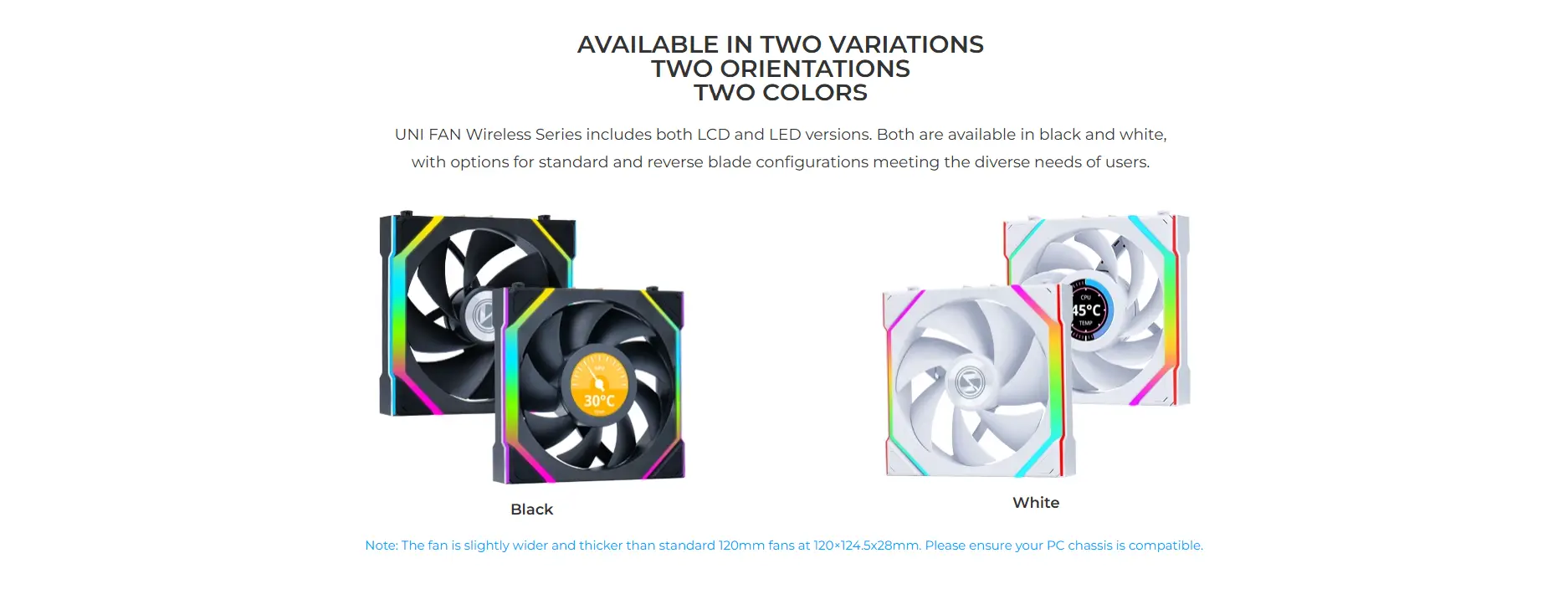 SL-INF Wireless Series Options