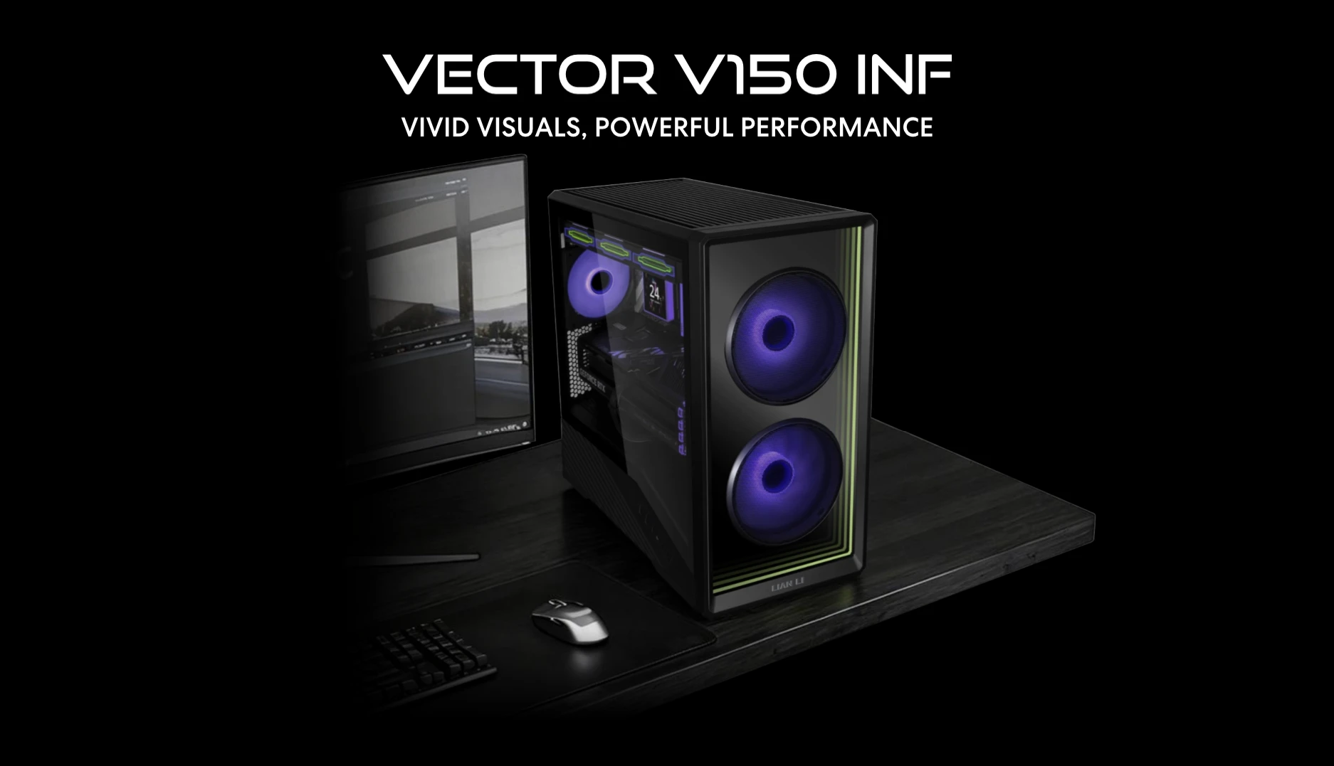 Lian Li Vector V150 INF Type C Black Mid Tower Gaming Case
