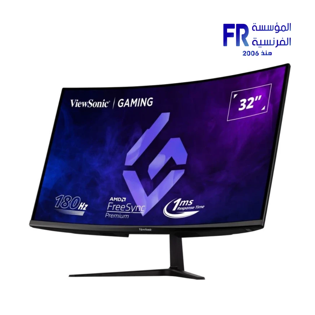 ViewSonic VX3218C-2K 32 Inch 180Hz 1ms QHD 1500R Curved FreeSync Gaming Monitor - Image 9