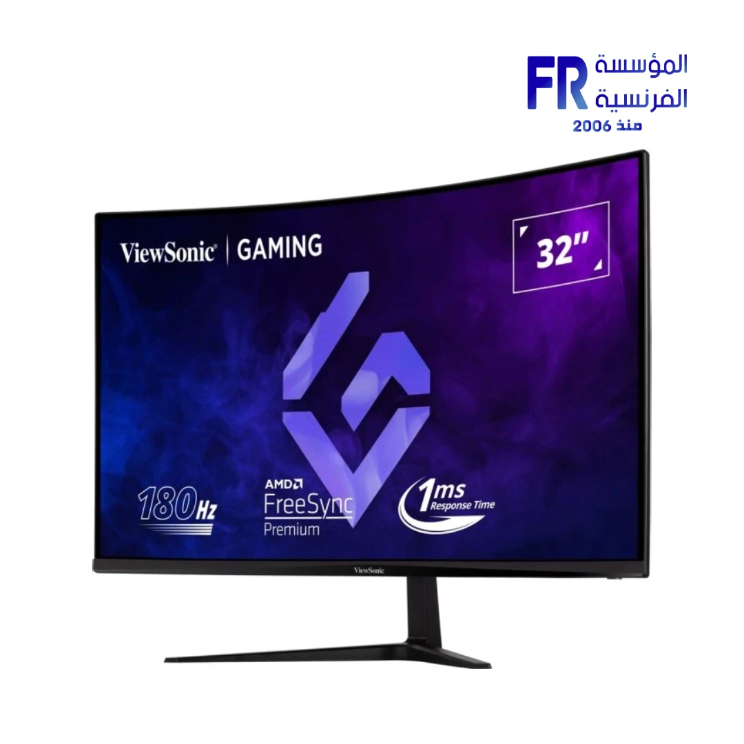 ViewSonic VX3218C-2K 32 Inch 180Hz 1ms QHD 1500R Curved FreeSync Gaming Monitor - Image 8