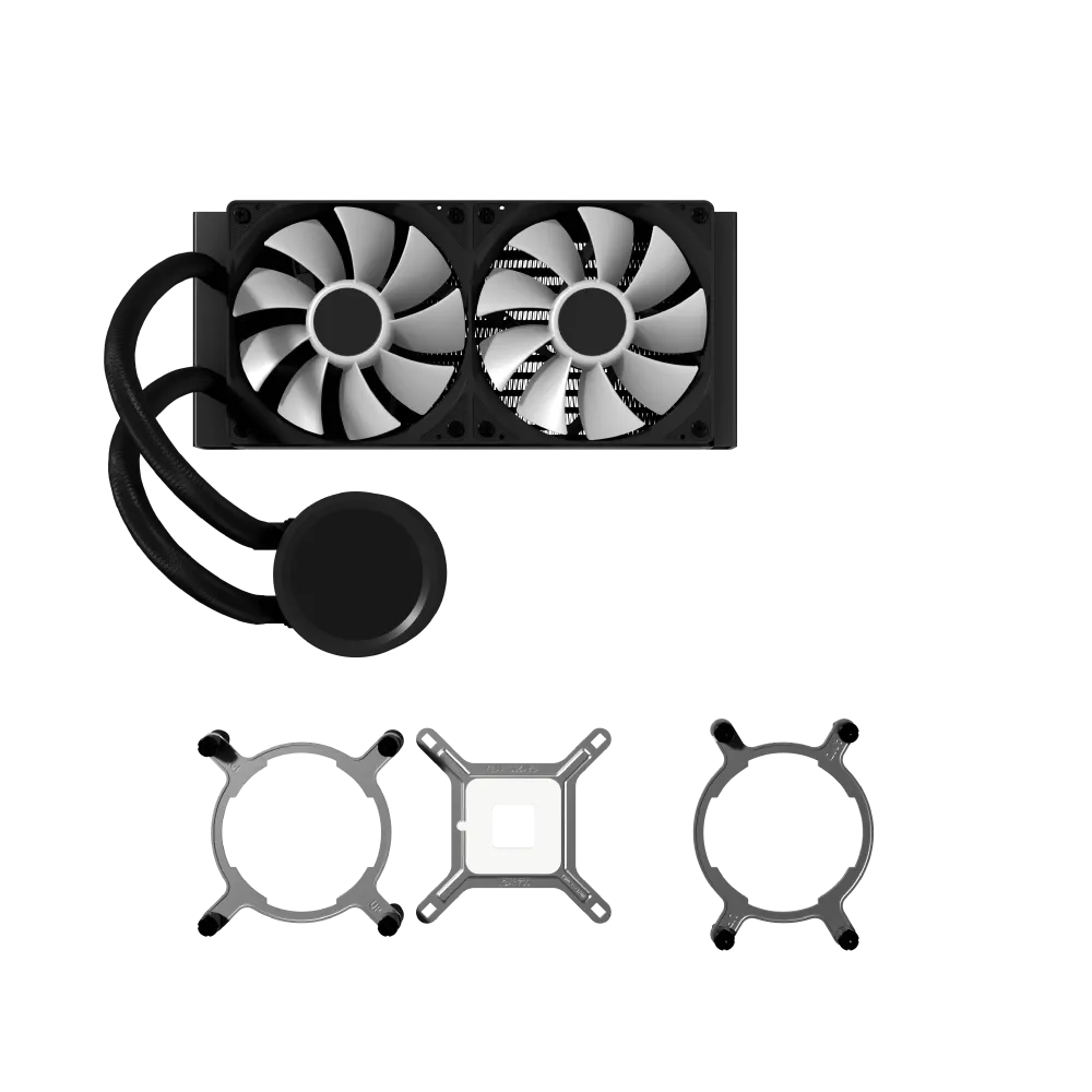Aerocool Abyss L240R Digi 240mm ARGB AIO Liquid CPU Cooler