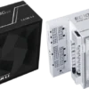 LIAN LI EDGE GOLD V2 EG1000C 1000W power supply shown in black and white color variants; black version is the listed product