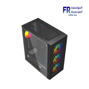 Fantech Aero 2 CG83 4 RGB Fans Black USB Wired Mid Tower Case - Image 3