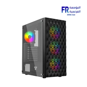 Fantech Aero 2 CG83 4 RGB Fans Black USB Wired Mid Tower Case