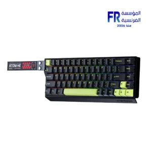 ⁦Fantech Atom HE MK922 68 Keys Magnetic Switch Mori Black Bluetooth Wireless Gaming Keyboard⁩ - الصورة ⁦3⁩