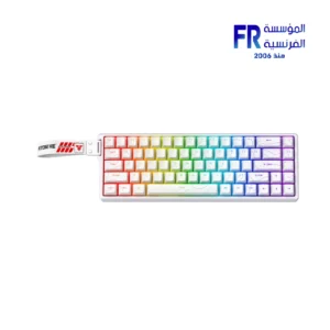 Fantech Atom HE MK922 68 Keys Magnetic Switch Topo White Bluetooth Wireless Gaming Keyboard