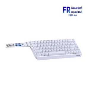 ⁦Fantech Atom HE68 MK811 68 Keys Magnetic Switch White USB Wired Gaming Keyboard⁩ - الصورة ⁦3⁩