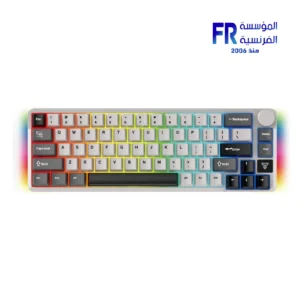 Fantech Atom Pro MK919 66 Keys Mechanical Red Switch Gray Bluetooth Wireless Gaming Keyboard