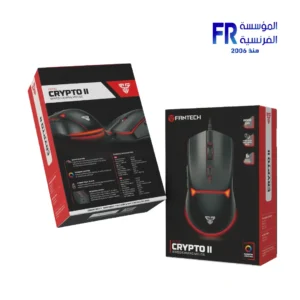 Alternative view of Fantech Crypto II VX7V2 8000 DPI Optical 6 Button RGB Black Wired Gaming Mouse