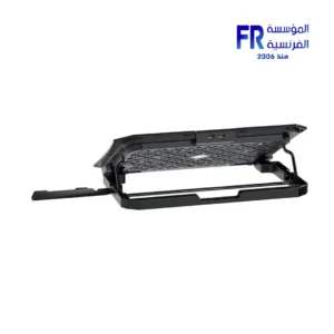 Alternative view of Fantech NC14 2 Fans 800-1000 RPM Rainbow LED Black USB Wired Notebook Cooler