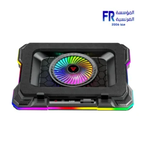 ⁦Fantech NC22 1 Fan 300-2200 RPM RGB 10 Modes Black USB Wired Notebook Cooler⁩ - الصورة ⁦2⁩