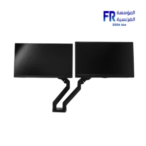 ⁦Fantech Workstation MBD1 Dual Arm Up To 32 Inch Black Wired Monitor Stand⁩ - الصورة ⁦2⁩