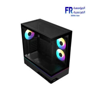 Alternative view of Gamdias Atlas M5 Panoramic ARGB Black Mid Tower Case