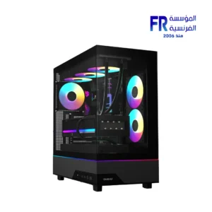 Gamdias Atlas M5 Panoramic ARGB Black Mid Tower Case