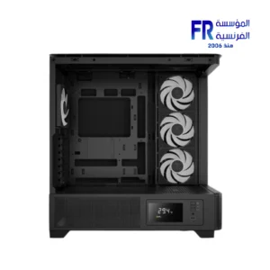 Alternative view of Gamdias Atlas P2 CG Curved ARGB Black Mid Tower Case