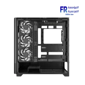 ⁦Gamdias Atlas P2 CG Curved ARGB Black Mid Tower Case⁩ - الصورة ⁦3⁩