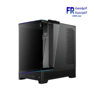Alternative view of Gamdias Atlas P6 CG Panoramic ARGB Black Mid Tower Case