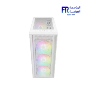 ⁦Gamdias Aura GC2 Elite ARGB 750 White Mid Tower Case⁩ - الصورة ⁦3⁩