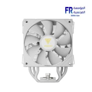 Alternative view of Gamdias Boreas M2-51D White ARGB 5 Heatpipe Digital Display Air CPU Cooler