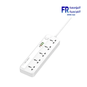 Alternative view of LDNIO SC5415 20W PD 5 Outlet 4 USB Fast Charging Power Strip